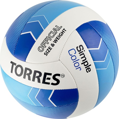 Купить Мяч волейбольный Torres Simple Color любительский р.5 в Бийске 